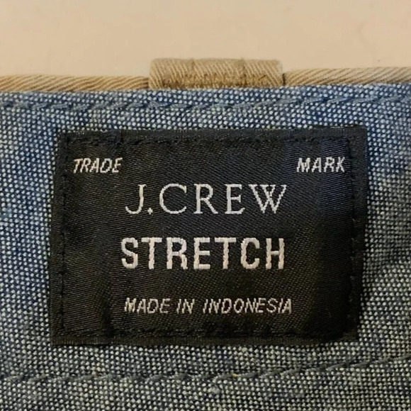 J.Crew Men's Stretch Cotton 10.5" Stretch Chino Flat Front Classic Short Size 29 - Picture 6 of 13